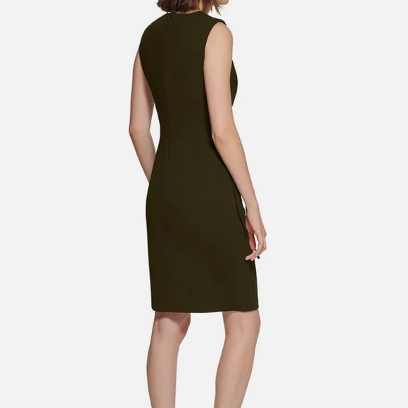 Calvin Klein - Little Black Dress - Tie Waist - Size 10 - Picture 3 of 5